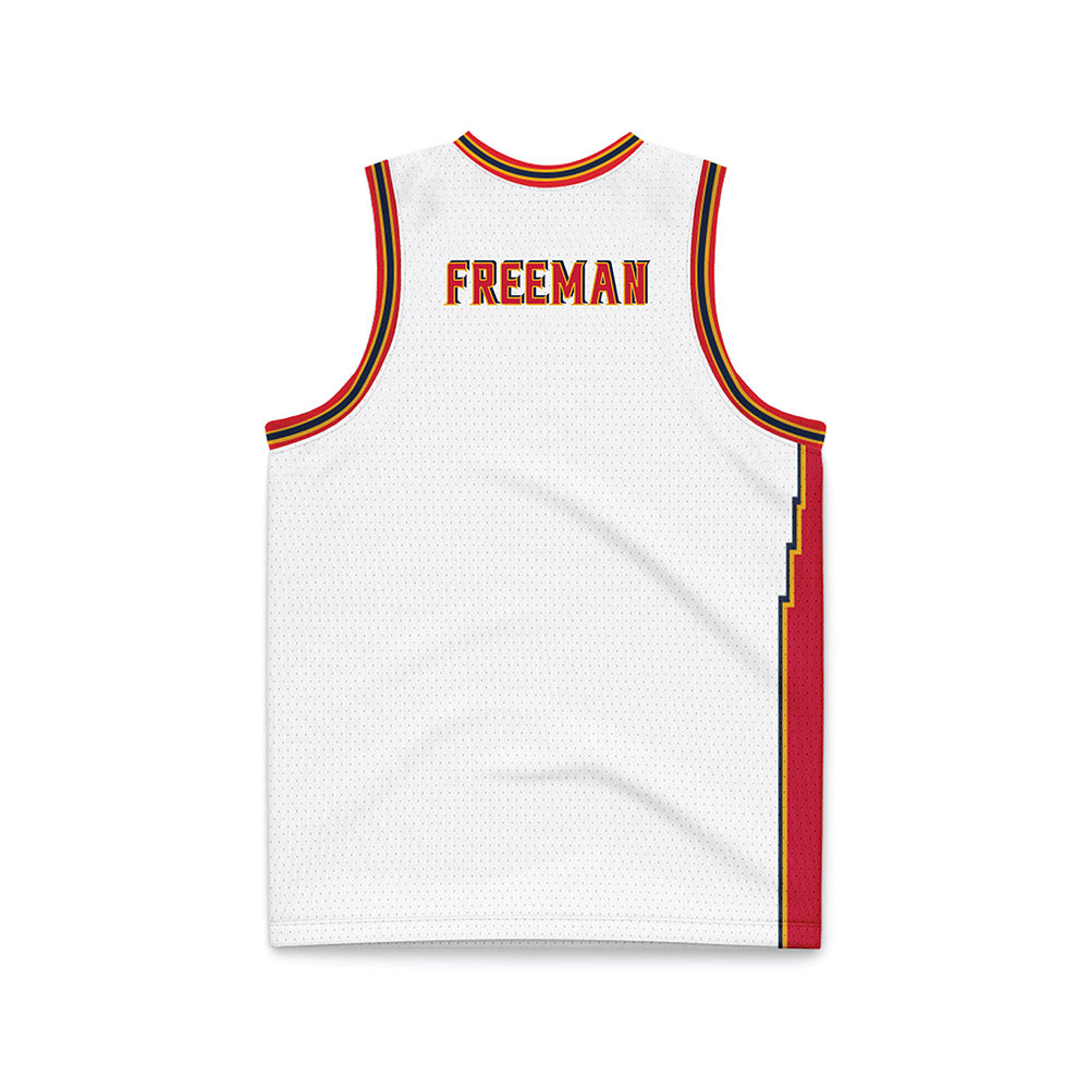 St. Johns - NCAA Men's Basketball : Donnie Freeman - White Basketball Jersey-1