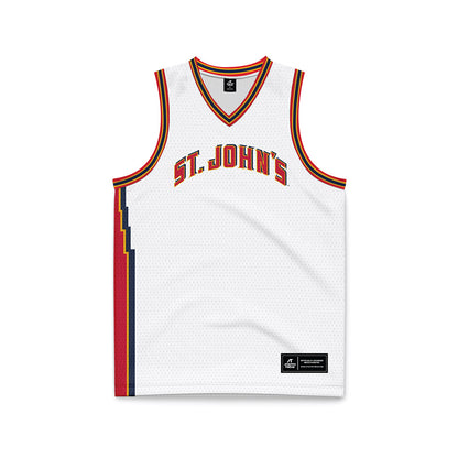 St. Johns - NCAA Men's Basketball : Donnie Freeman - White Basketball Jersey-0