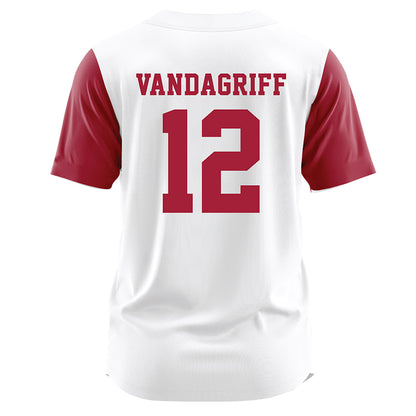Alabama - NCAA Softball : Audrey Vandagriff - White Jersey