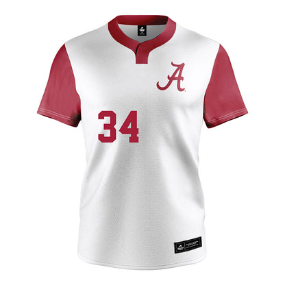 Alabama - NCAA Softball : Marlie Giles - White Jersey-0