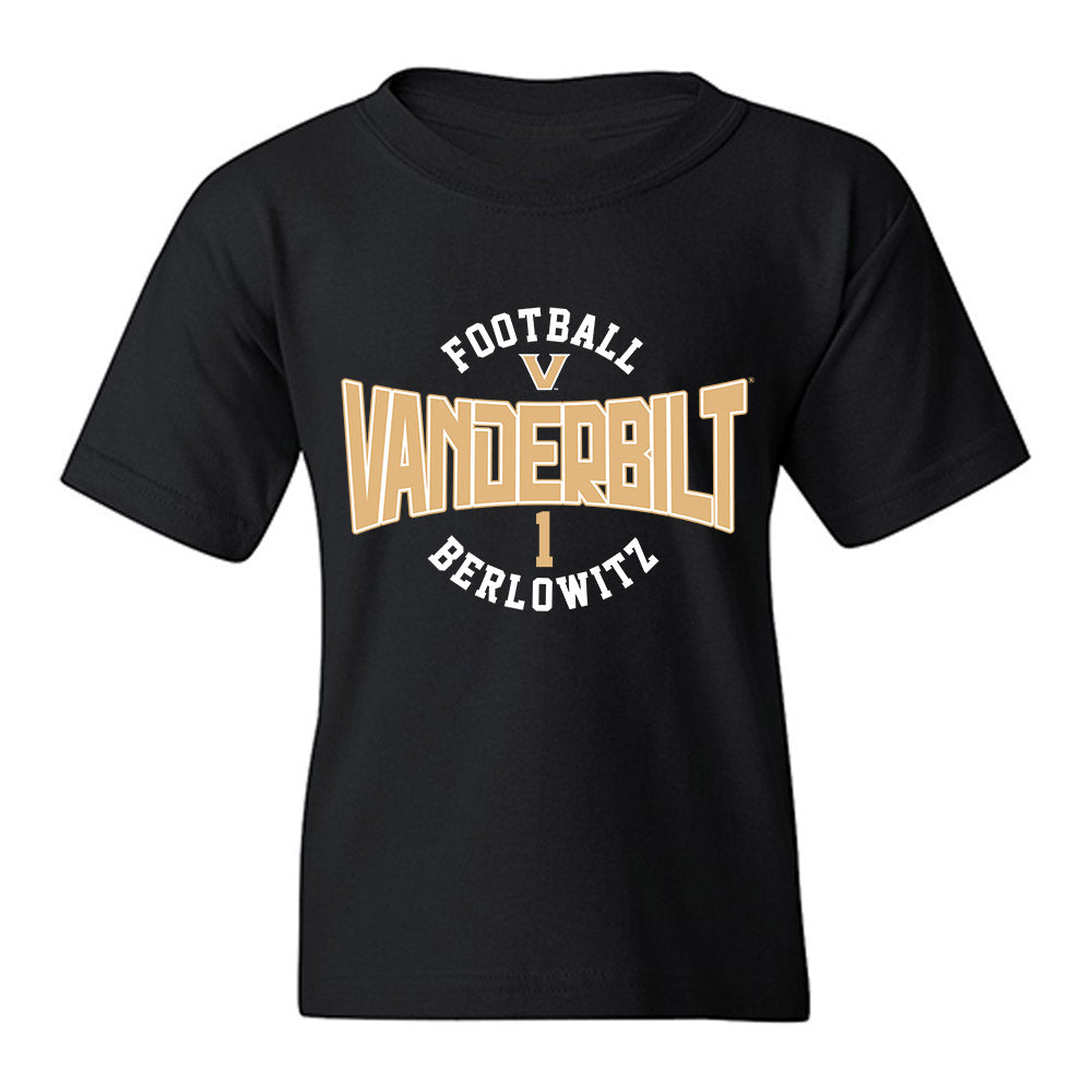 Vanderbilt - NCAA Football : Blaze Berlowitz - Classic Fashion Shersey Youth T-Shirt-0
