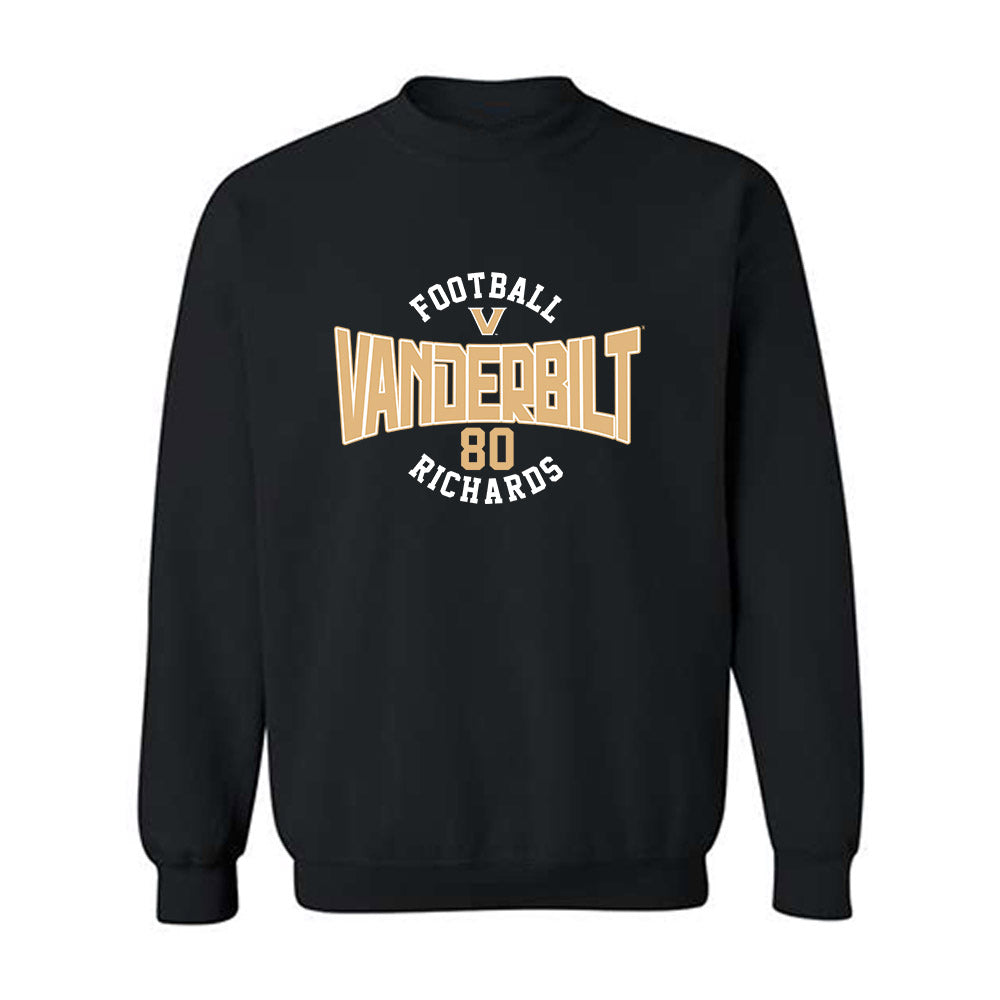 Vanderbilt - NCAA Football : Claiborne Richards - Classic Fashion Shersey Crewneck Sweatshirt-0