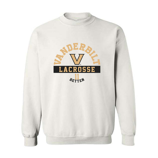 Vanderbilt - NCAA Women's Lacrosse : Cora Betten - Classic Fashion Shersey Crewneck Sweatshirt-0