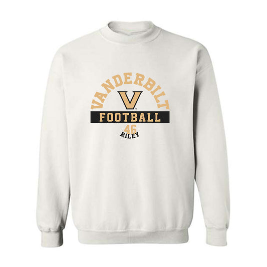 Vanderbilt - NCAA Football : Palmer Riley - Classic Fashion Shersey Crewneck Sweatshirt-0