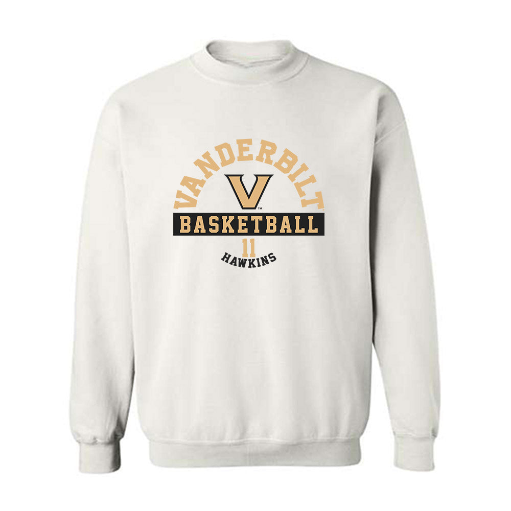 Vanderbilt - NCAA Men's Basketball : Mav Hawkins - Classic Fashion Shersey Crewneck Sweatshirt-0