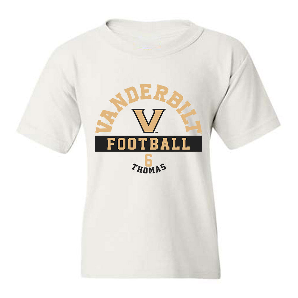 Vanderbilt - NCAA Football : Jacory Thomas - Classic Fashion Shersey Youth T-Shirt-0