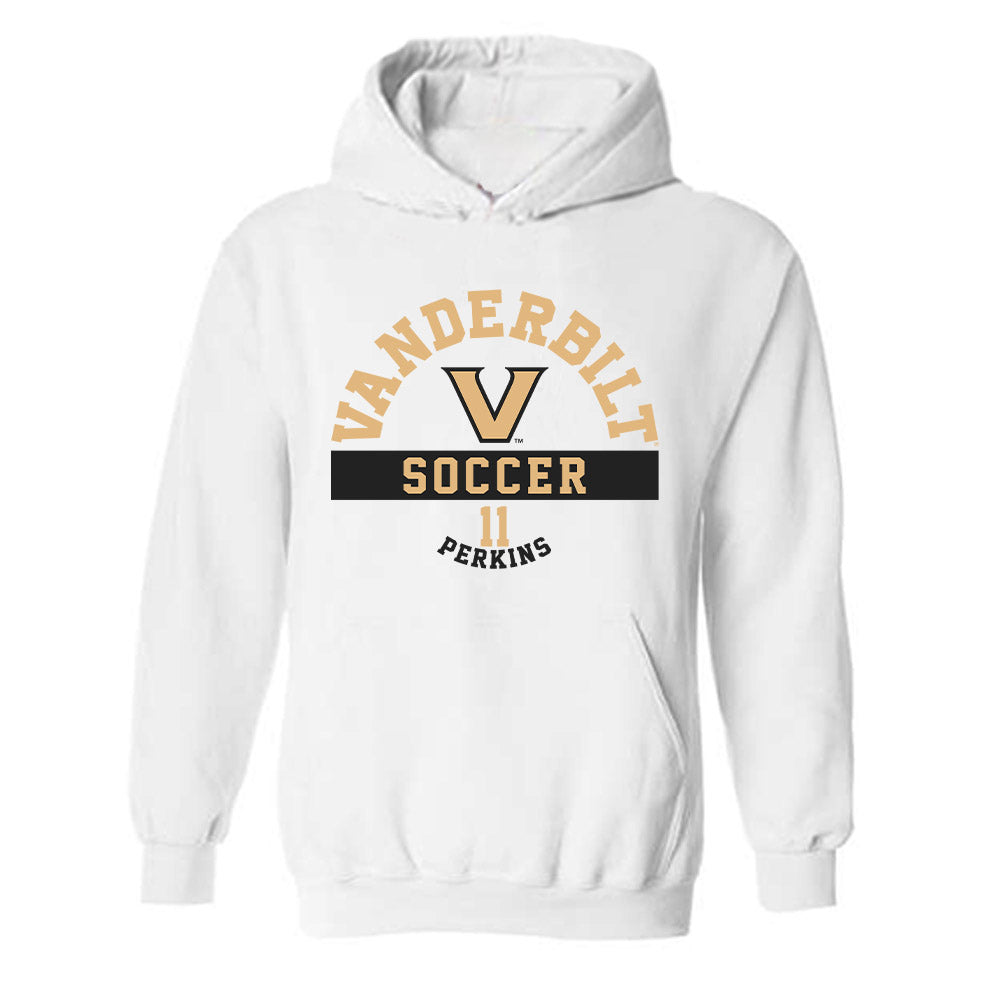 Vanderbilt - NCAA Women's Soccer : Hailey Perkins - Classic Fashion Shersey Hooded Sweatshirt-0