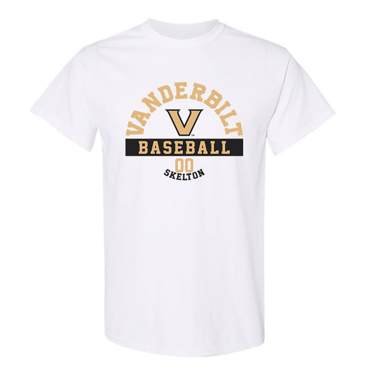 Vanderbilt - NCAA Baseball : Gunner Skelton - Classic Fashion Shersey T-Shirt-0