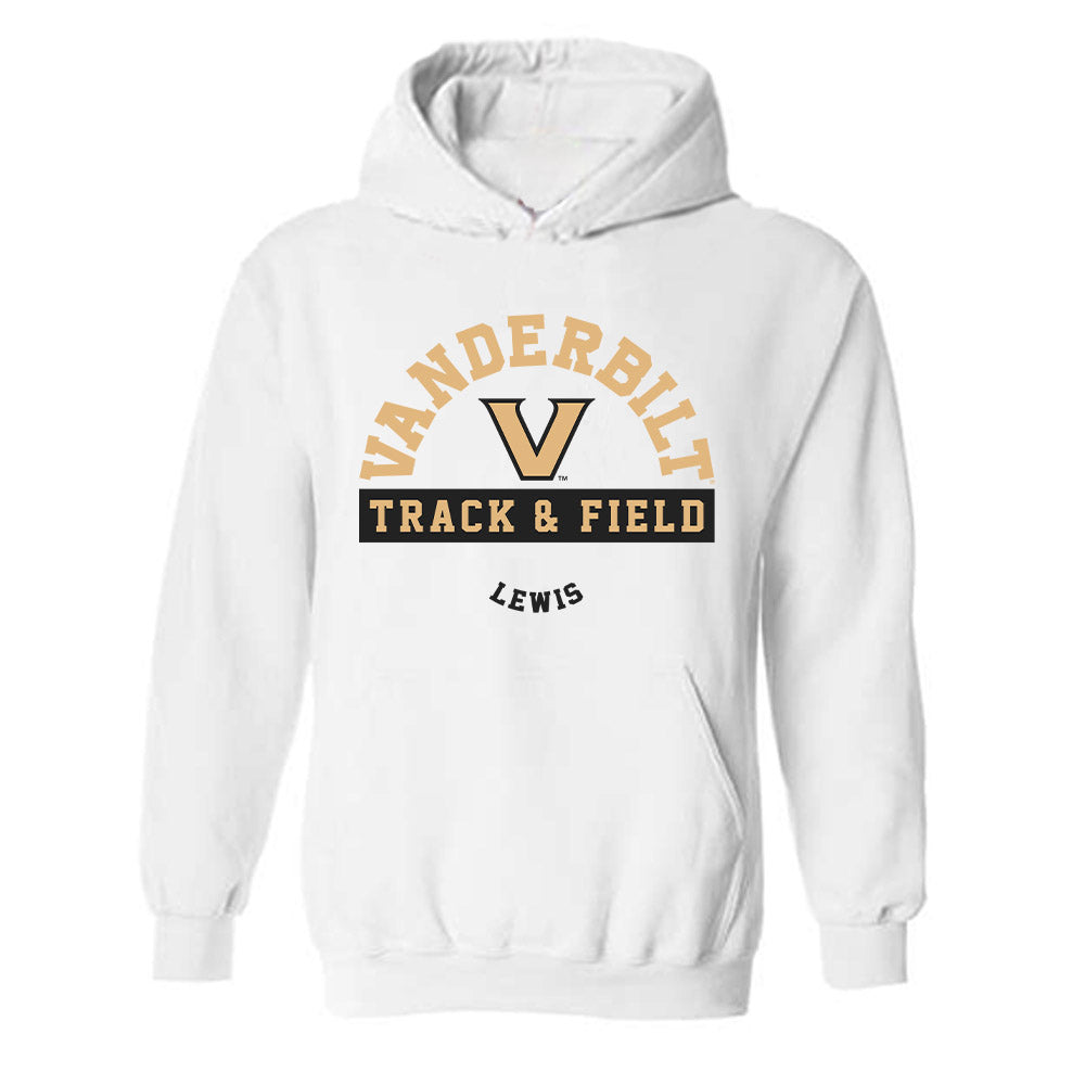 Vanderbilt - NCAA Women's Track & Field : Ashtyn Lewis - Classic Fashion Shersey Hooded Sweatshirt-0