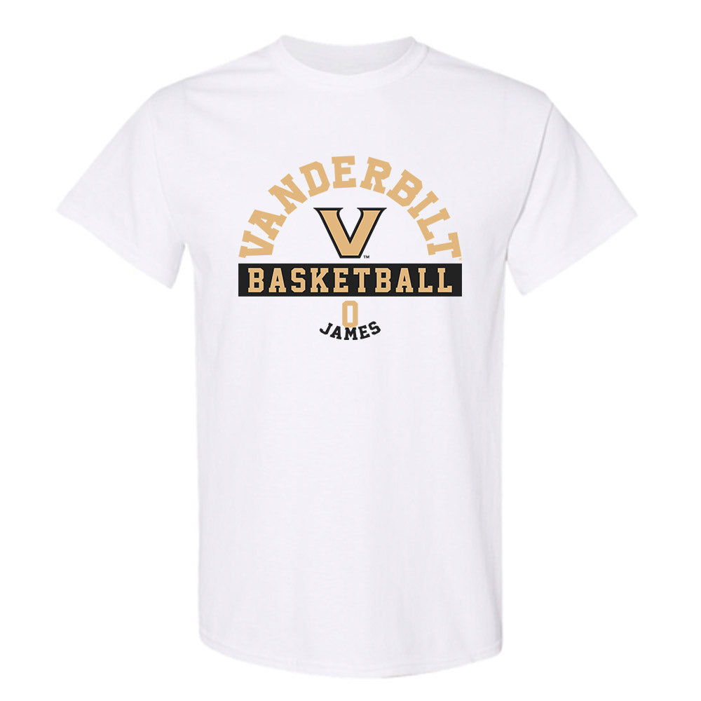 Vanderbilt - NCAA Men's Basketball : Michael James - Classic Fashion Shersey T-Shirt-0