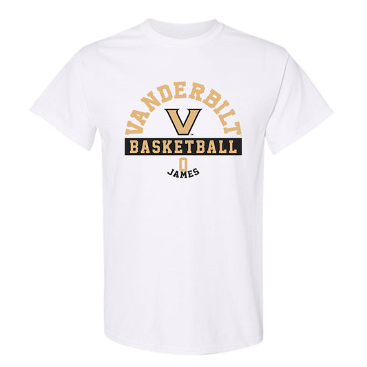 Vanderbilt - NCAA Men's Basketball : Michael James - Classic Fashion Shersey T-Shirt-0