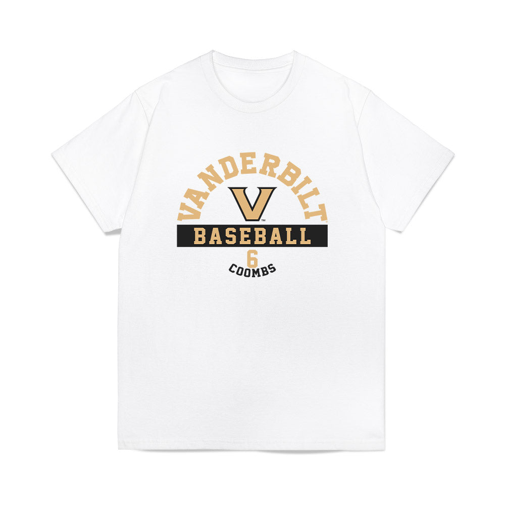 Vanderbilt - NCAA Baseball : Bud Coombs - Classic Fashion Shersey T-Shirt-0