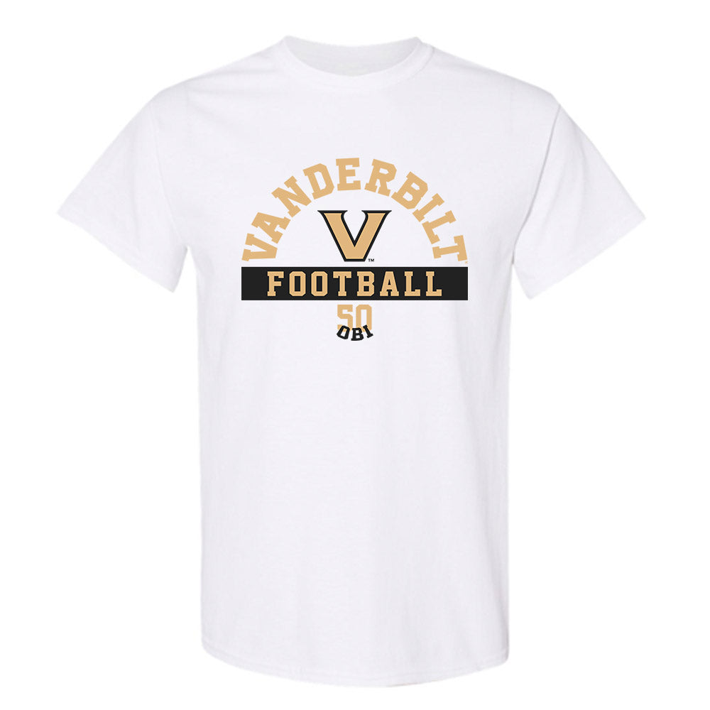 Vanderbilt - NCAA Football : Kene Obi - Classic Fashion Shersey T-Shirt-0