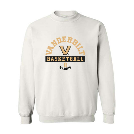 Vanderbilt - NCAA Men's Basketball : Tyler Harris - Classic Fashion Shersey Crewneck Sweatshirt-0