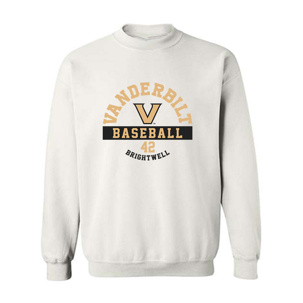 Vanderbilt - NCAA Baseball : Collin Brightwell - Classic Fashion Shersey Crewneck Sweatshirt-0