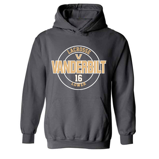 Vanderbilt - NCAA Women's Lacrosse : Bailey Lower - Classic Fashion Shersey Hooded Sweatshirt-0