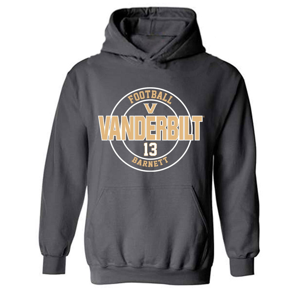 Vanderbilt - NCAA Football : Kayleb barnett - Classic Fashion Shersey Hooded Sweatshirt-0