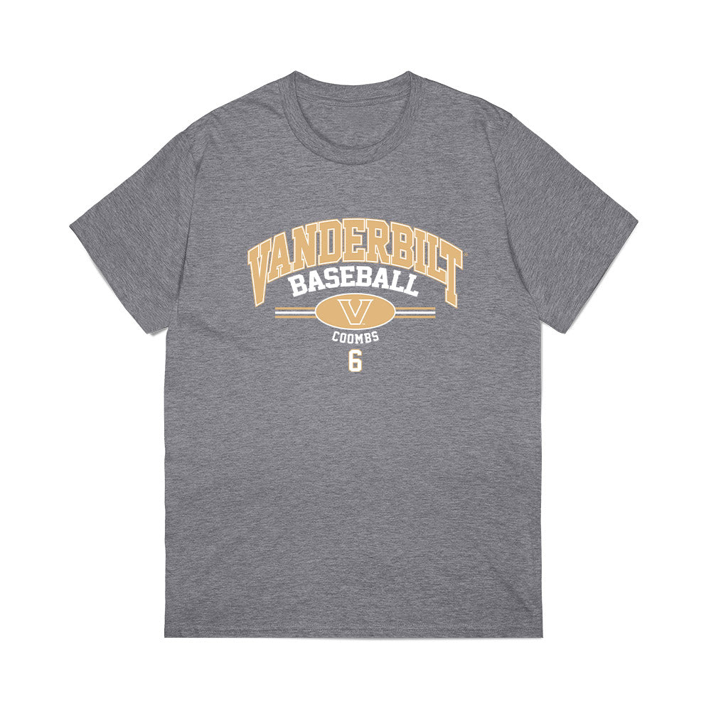Vanderbilt - NCAA Baseball : Bud Coombs - Classic Fashion Shersey T-Shirt-0