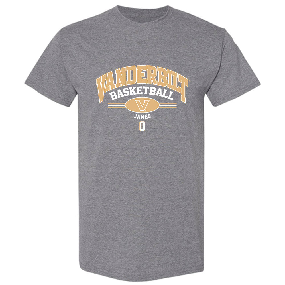 Vanderbilt - NCAA Men's Basketball : Michael James - Classic Fashion Shersey T-Shirt-0