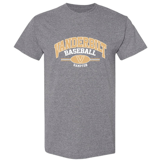 Vanderbilt - NCAA Baseball : Will Hampton - Classic Fashion Shersey T-Shirt-0