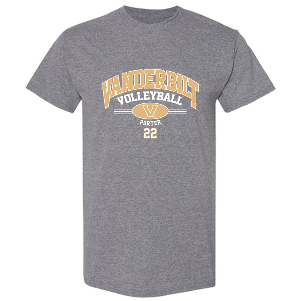 Vanderbilt - NCAA Women's Volleyball : Taylor Porter - Classic Fashion Shersey T-Shirt-0