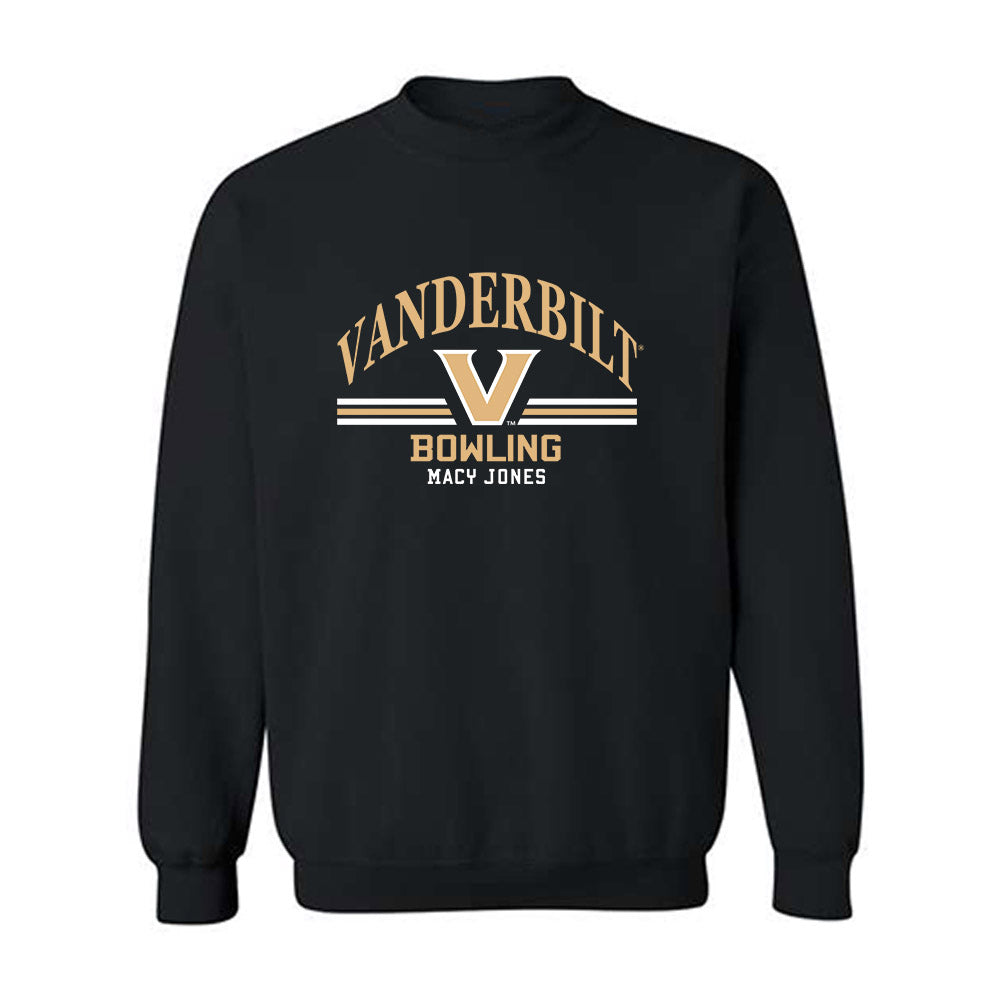 Vanderbilt - NCAA Women's Bowling : Macy Jones - Classic Fashion Shersey Crewneck Sweatshirt-0