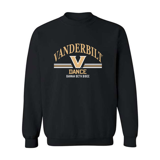 Vanderbilt - Dance Team : Hannah Beth Bibee - Classic Fashion Shersey Crewneck Sweatshirt-0