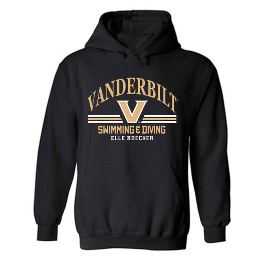 Vanderbilt - NCAA Women's Swimming & Diving : Elle Noecker - Classic Fashion Shersey Hooded Sweatshirt-0