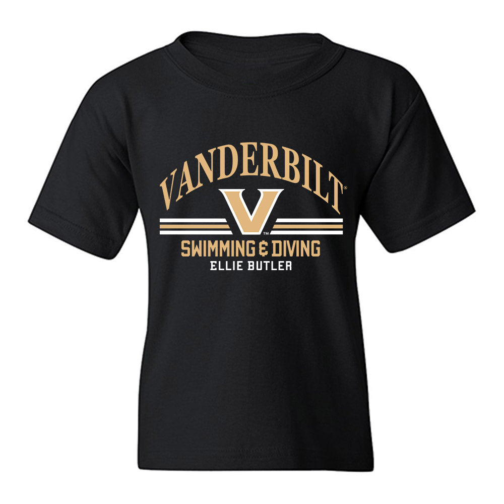 Vanderbilt - NCAA Women's Swimming & Diving : Ellie Butler - Classic Fashion Shersey Youth T-Shirt-0
