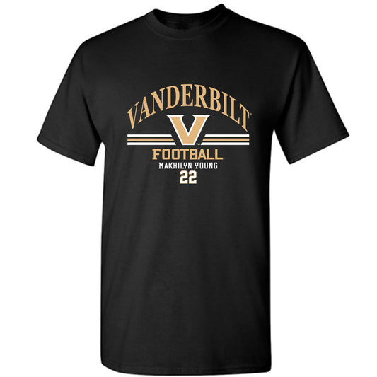 Vanderbilt - NCAA Football : Makhilyn Young - Classic Fashion Shersey T-Shirt-0