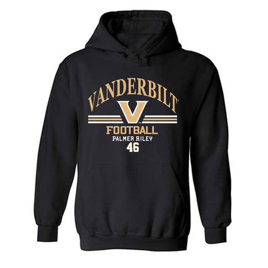 Vanderbilt - NCAA Football : Palmer Riley - Classic Fashion Shersey Hooded Sweatshirt-0