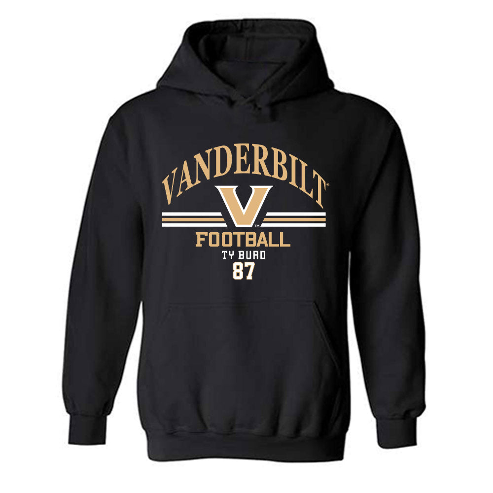 Vanderbilt - NCAA Football : Ty Burd - Classic Fashion Shersey Hooded Sweatshirt-0