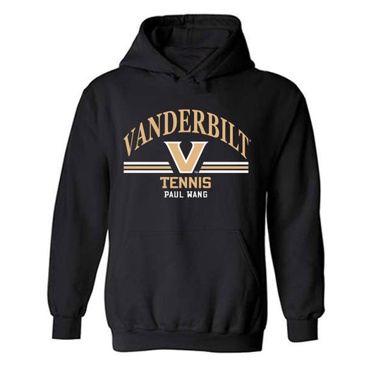 Vanderbilt - NCAA Men's Tennis : Paul Wang - Classic Fashion Shersey Hooded Sweatshirt