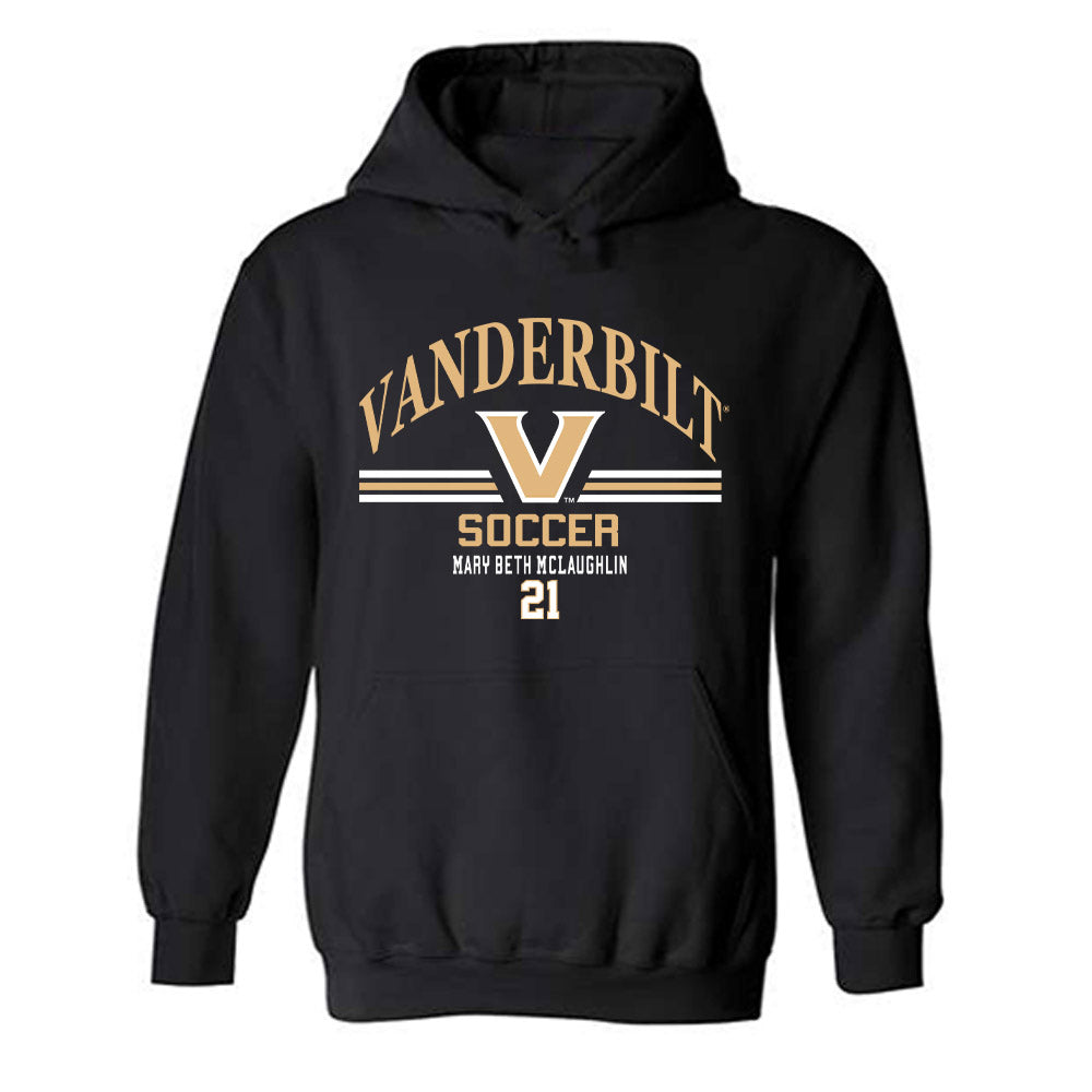 Vanderbilt - NCAA Women's Soccer : Mary beth McLaughlin - Classic Fashion Shersey Hooded Sweatshirt-0