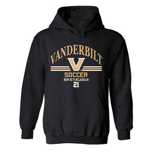 Vanderbilt - NCAA Women's Soccer : Mary beth McLaughlin - Classic Fashion Shersey Hooded Sweatshirt-0