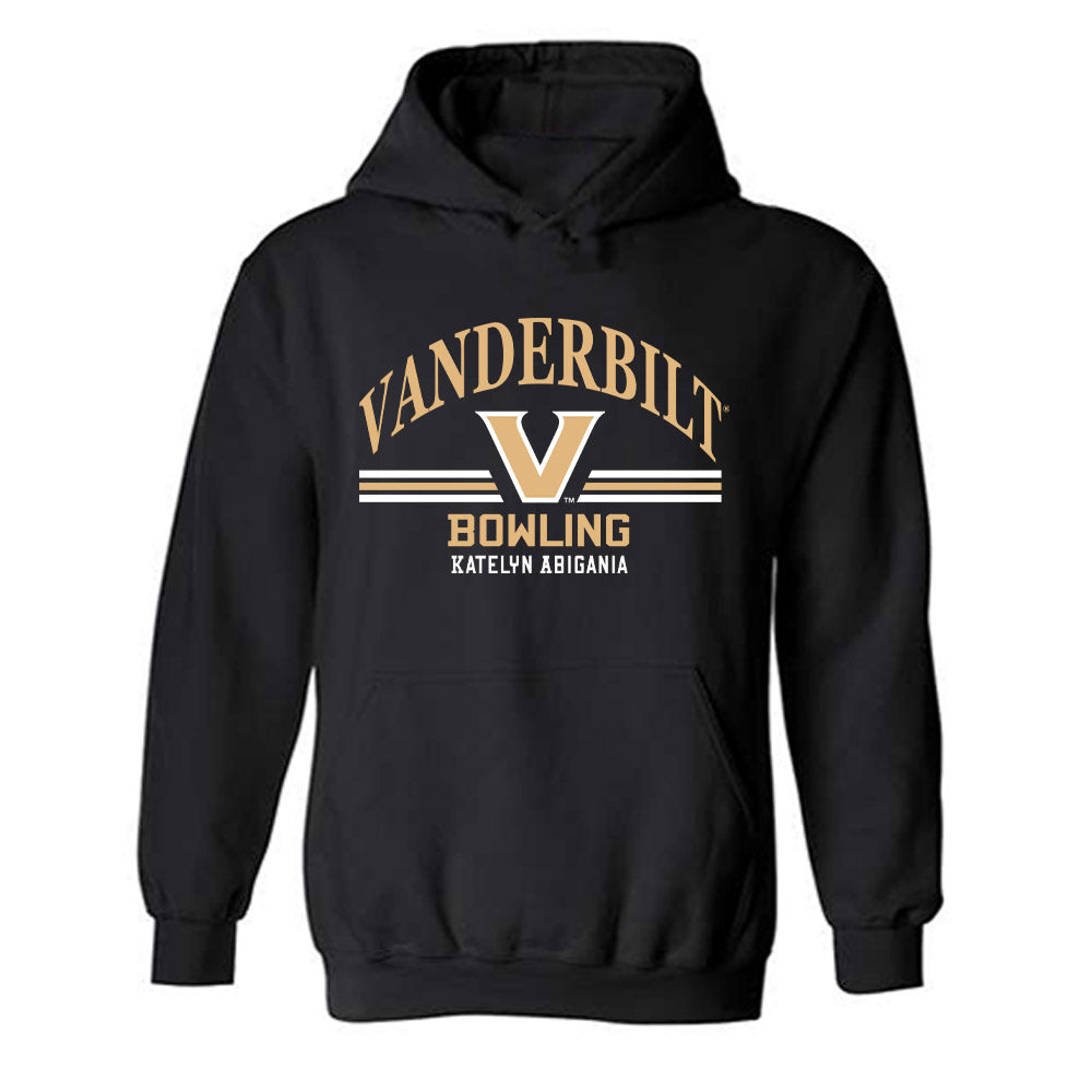 Vanderbilt - NCAA Women's Bowling : Katelyn Abigania - Classic Fashion Shersey Hooded Sweatshirt-0