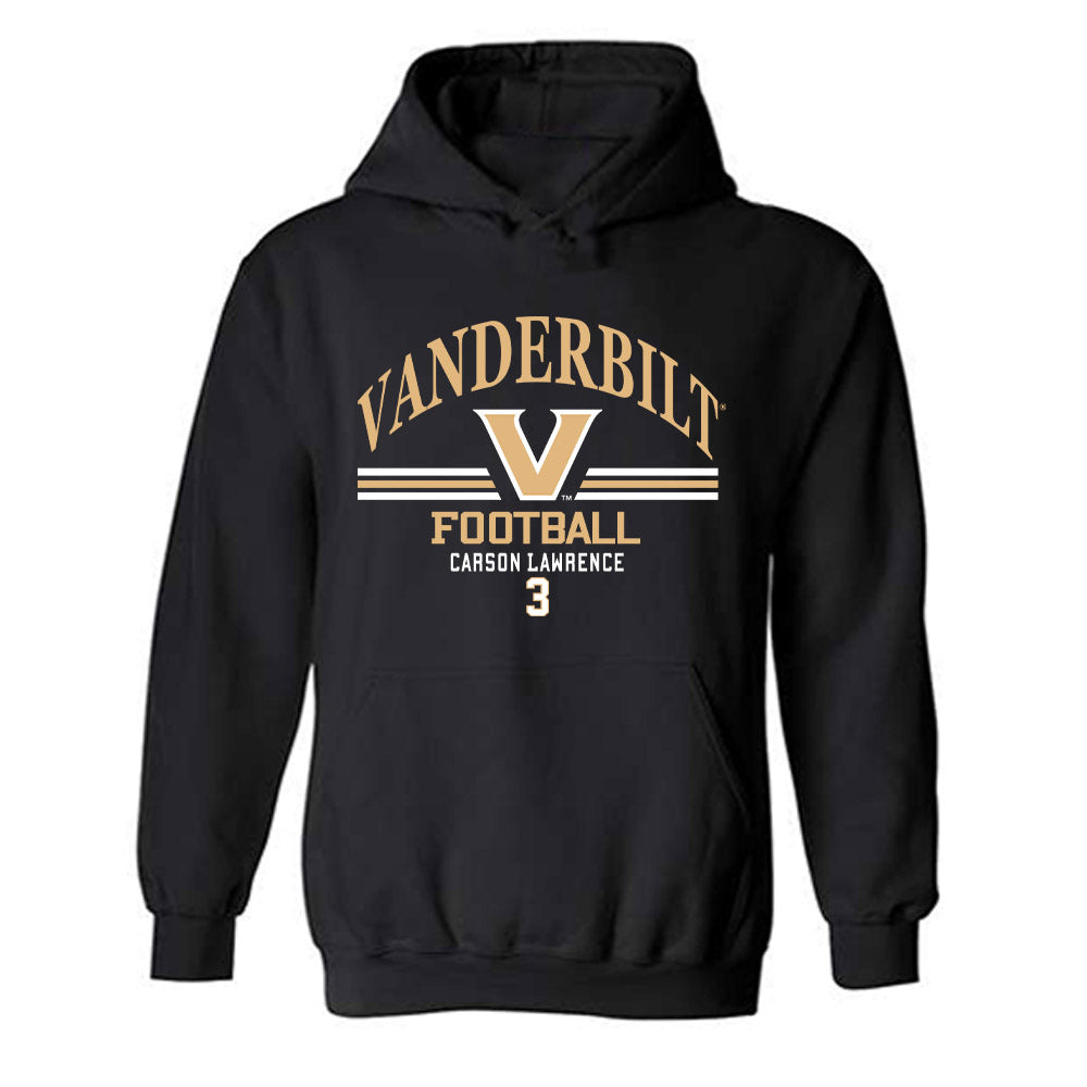Vanderbilt - NCAA Football : Carson Lawrence - Classic Fashion Shersey Hooded Sweatshirt-0