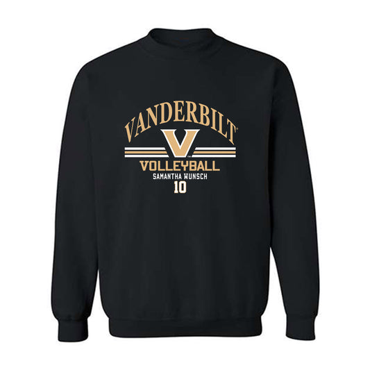 Vanderbilt - NCAA Women's Volleyball : Samantha Wunsch - Classic Fashion Shersey Crewneck Sweatshirt-0