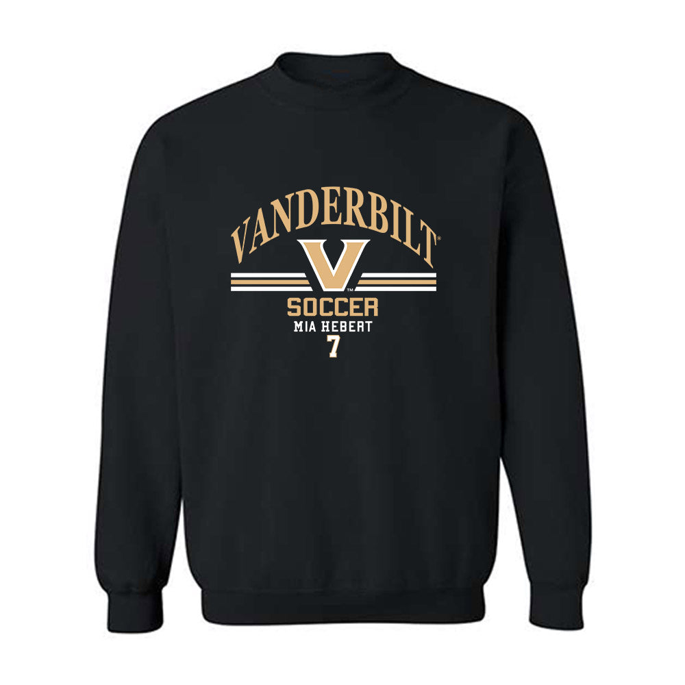 Vanderbilt - NCAA Women's Soccer : Mia Hebert - Classic Fashion Shersey Crewneck Sweatshirt-0
