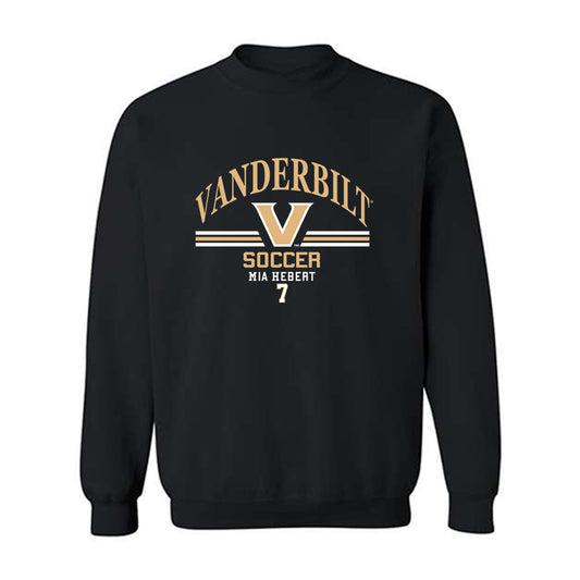 Vanderbilt - NCAA Women's Soccer : Mia Hebert - Classic Fashion Shersey Crewneck Sweatshirt-0