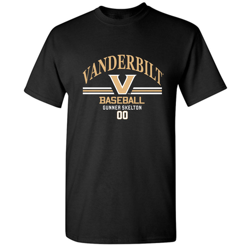 Vanderbilt - NCAA Baseball : Gunner Skelton - Classic Fashion Shersey T-Shirt-0