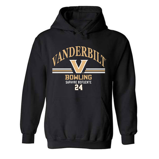  - NCAA Women's Bowling : Saphyre Nofuente - Classic Fashion Shersey Hooded Sweatshirt-0