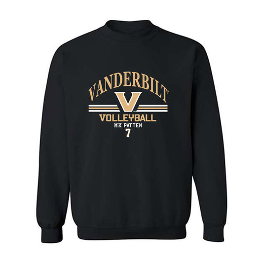 Vanderbilt - NCAA Women's Volleyball : MK Patten - Classic Fashion Shersey Crewneck Sweatshirt-0