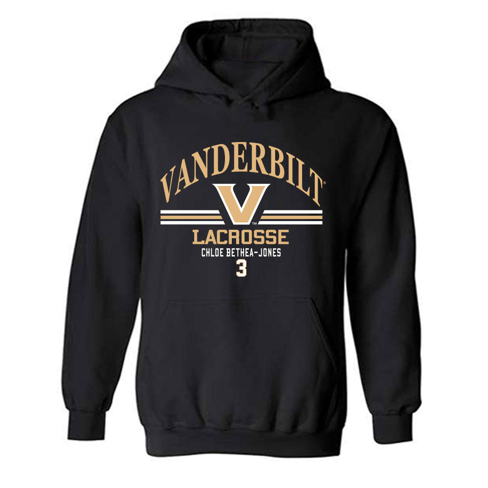 Vanderbilt - NCAA Women's Lacrosse : Chloe Bethea-jones - Classic Fashion Shersey Hooded Sweatshirt-0