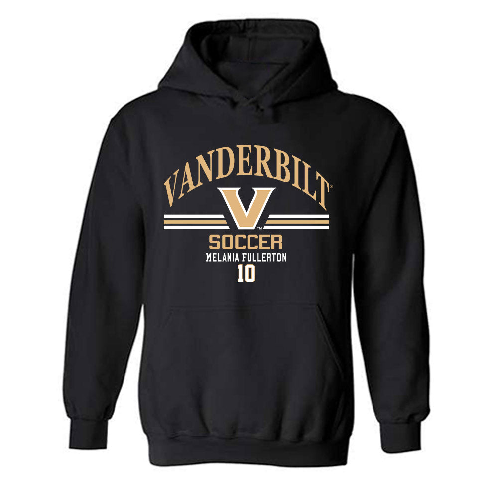 Vanderbilt - NCAA Women's Soccer : Melania Fullerton - Classic Fashion Shersey Hooded Sweatshirt-0