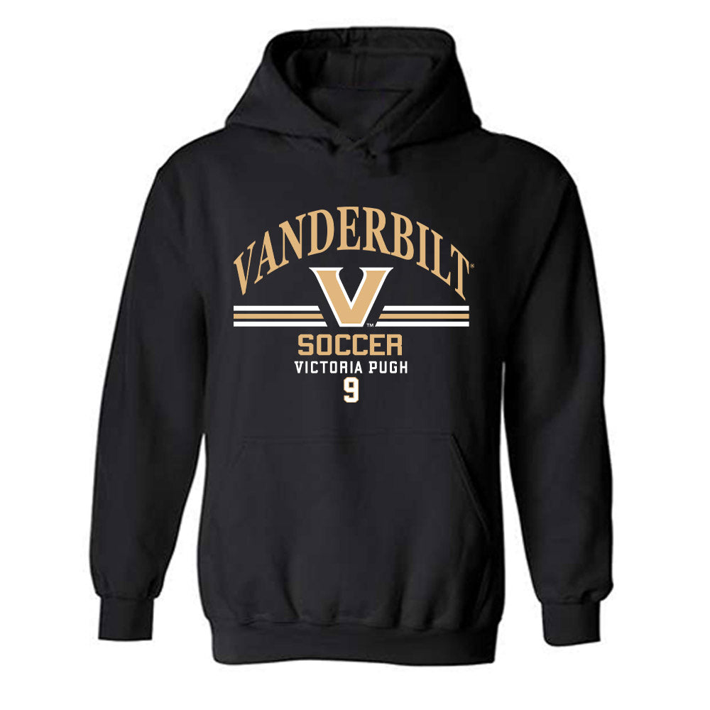 Vanderbilt - NCAA Women's Soccer : Victoria Pugh - Classic Fashion Shersey Hooded Sweatshirt-0