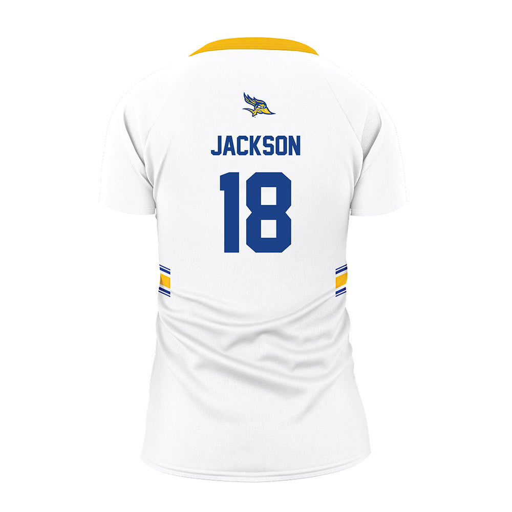 CSU Bakersfield - NCAA Women's Volleyball : Reese Jackson - White Volleyball Jersey-1