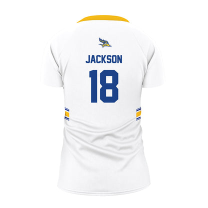 CSU Bakersfield - NCAA Women's Volleyball : Reese Jackson - White Volleyball Jersey-1
