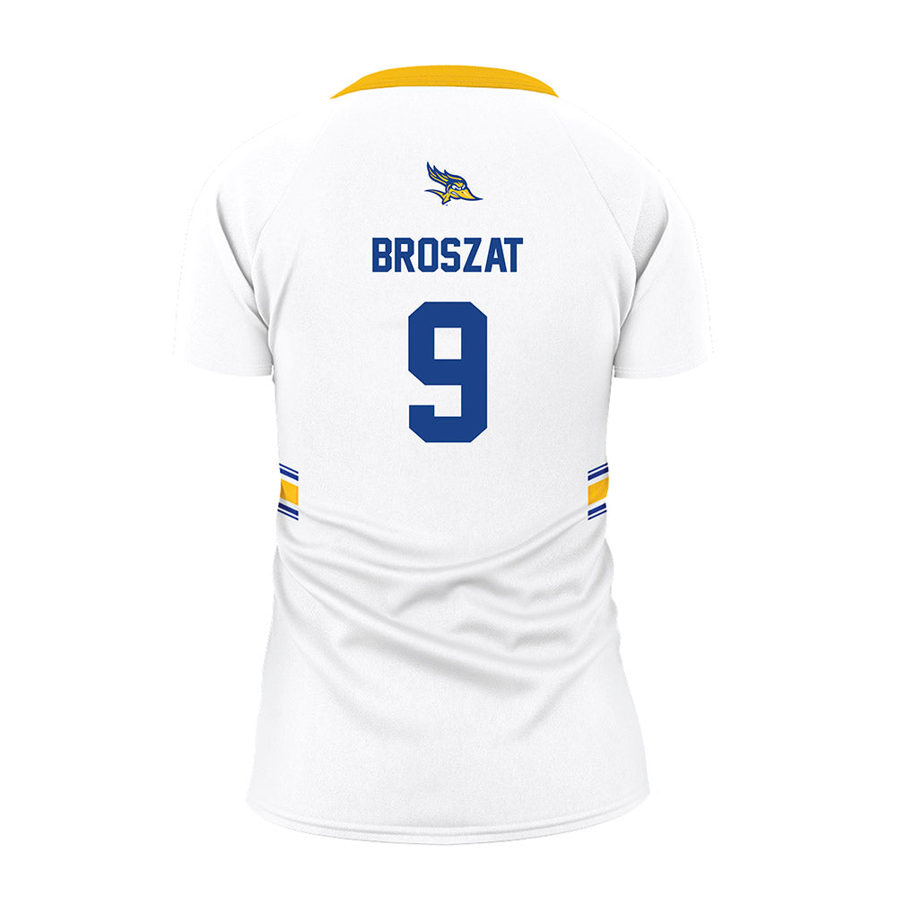 CSU Bakersfield - NCAA Women's Volleyball : Nele Broszat - White Volleyball Jersey-1