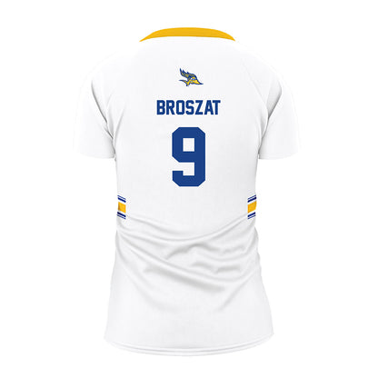 CSU Bakersfield - NCAA Women's Volleyball : Nele Broszat - White Volleyball Jersey-1